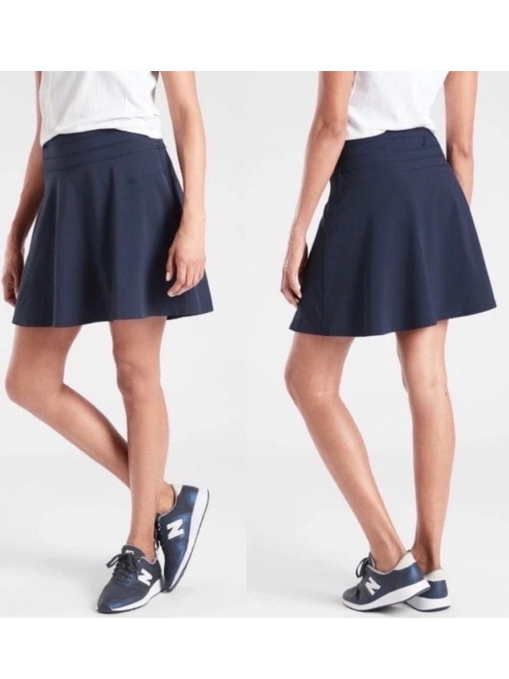 Athleta Ace Tennis Skort 15.5” 3X Navy Plus Size Athletic Skort